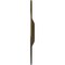 Ekena Millwork Galveston Ceiling Medallion (Fits Canopies up to 4 3/4"), 36 5/8"OD x 3 5/8"ID x 2 3/8"P, Brass CM36GLBRS - alternate 2